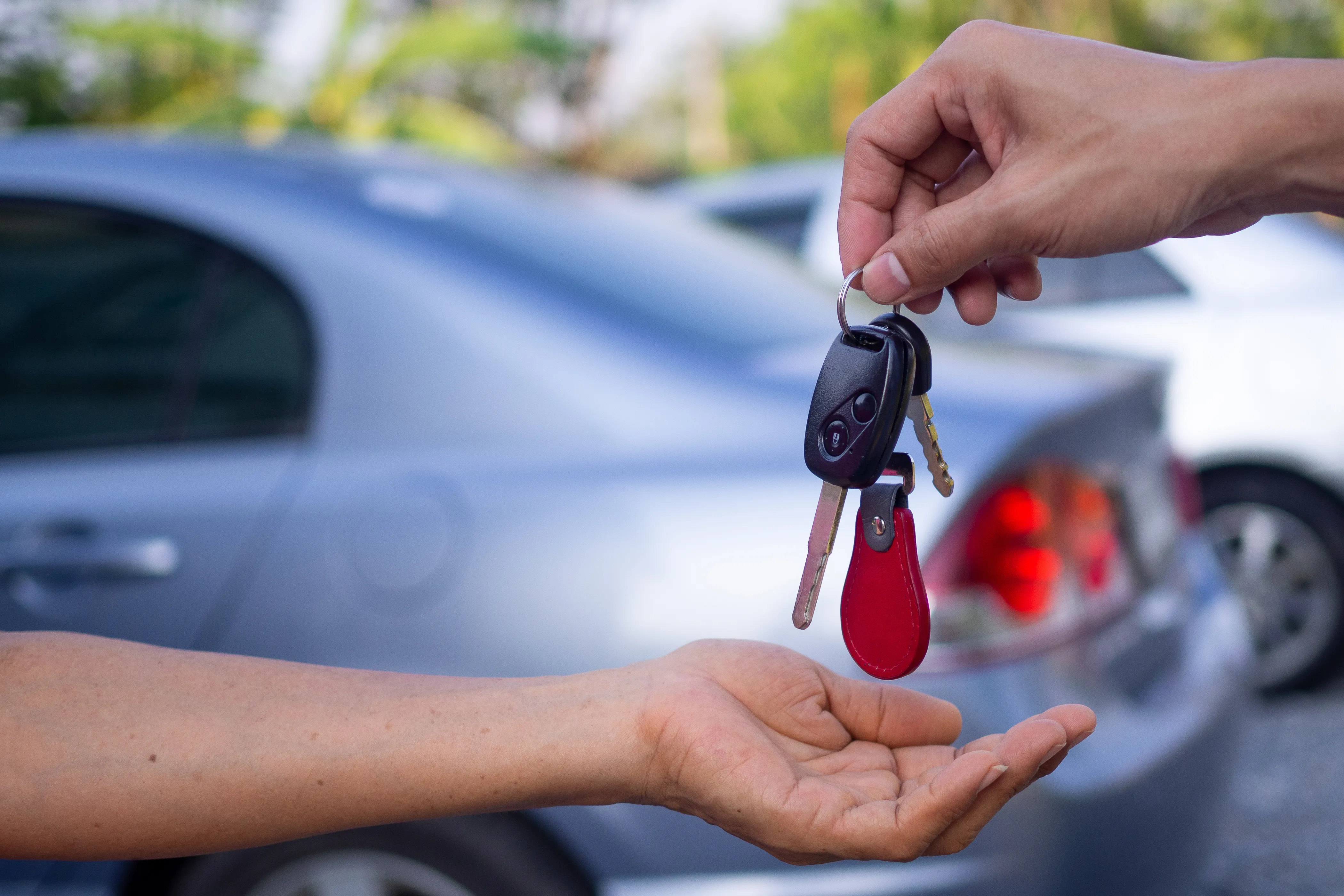 Car key handover