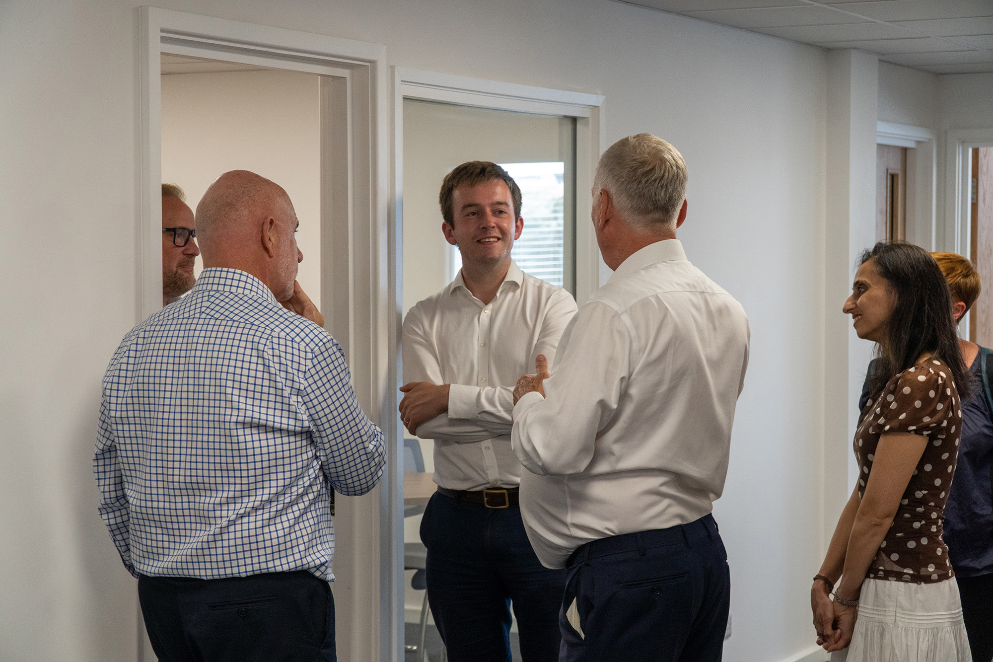 Tom Rutland MP with Rivervale and BVRLA staff
